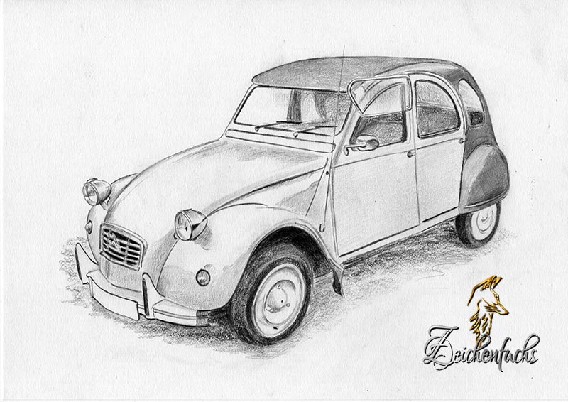 Citroën 2CV (2022): Skizze - Retrocar - Ente - Elektro - Info - AUTO BILD